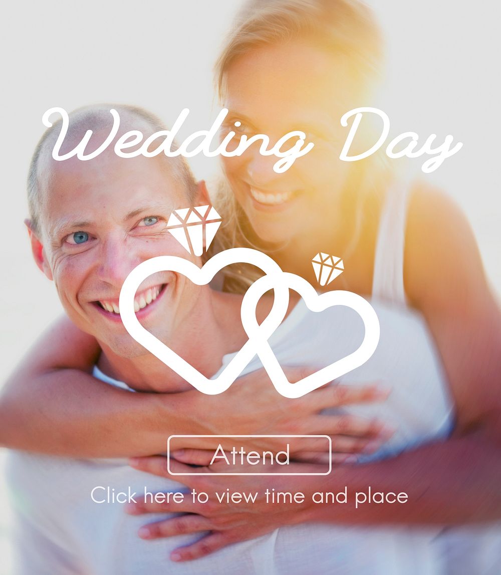 Couple Wedding Married Relationship Romantic Concept