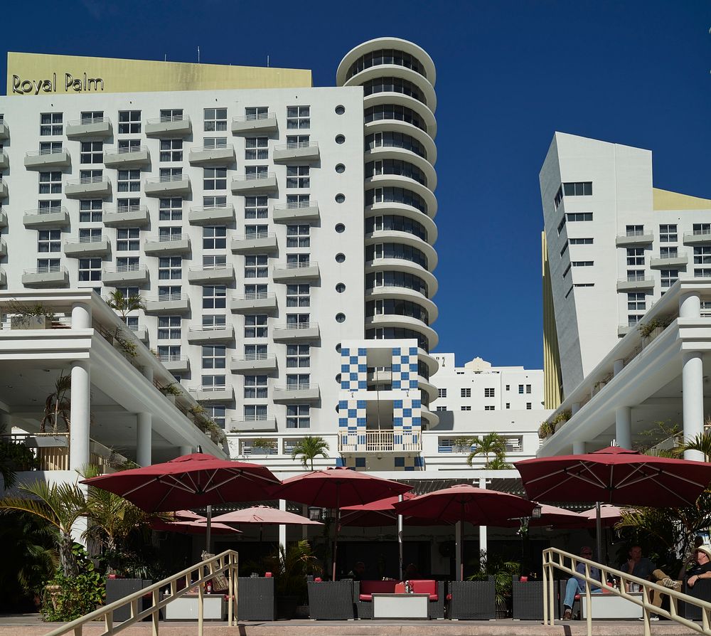                         The fashionable Royal Palm South Beach Resort in the trendy South Beach section of Miami Beach…