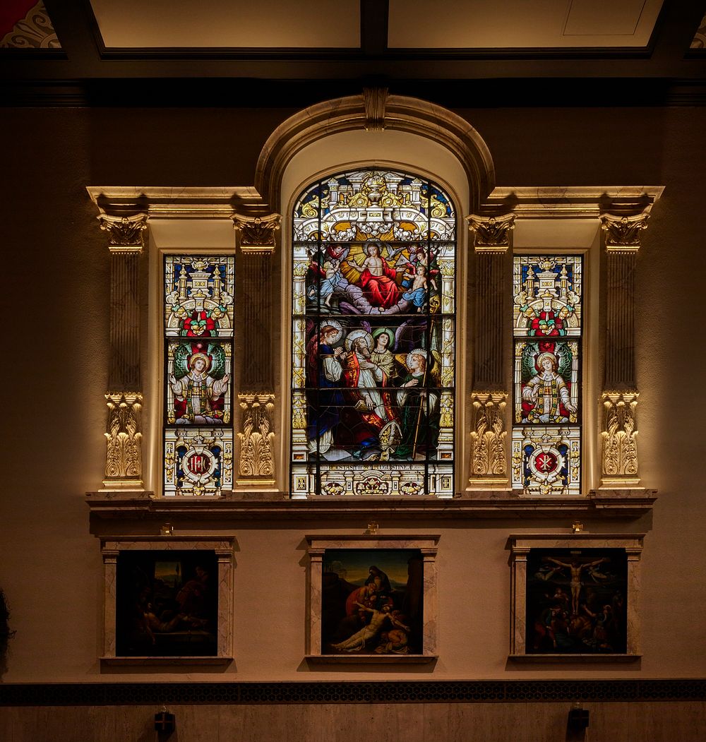                         Stained-glass windows of the 1797 Cathedral of St. Augustine in St. Augustine, Florida              …