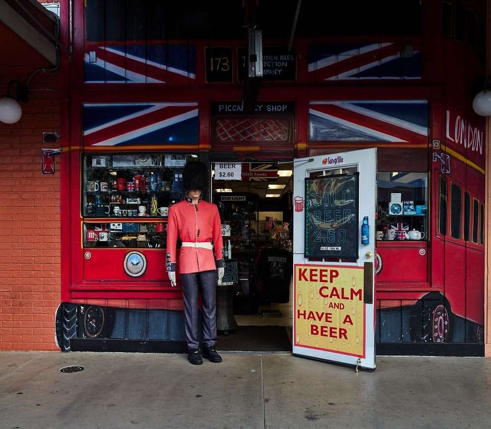                         All-things-British-themed pub at the vintage Old Town Kissimmee amusement park, built in the 1980s…