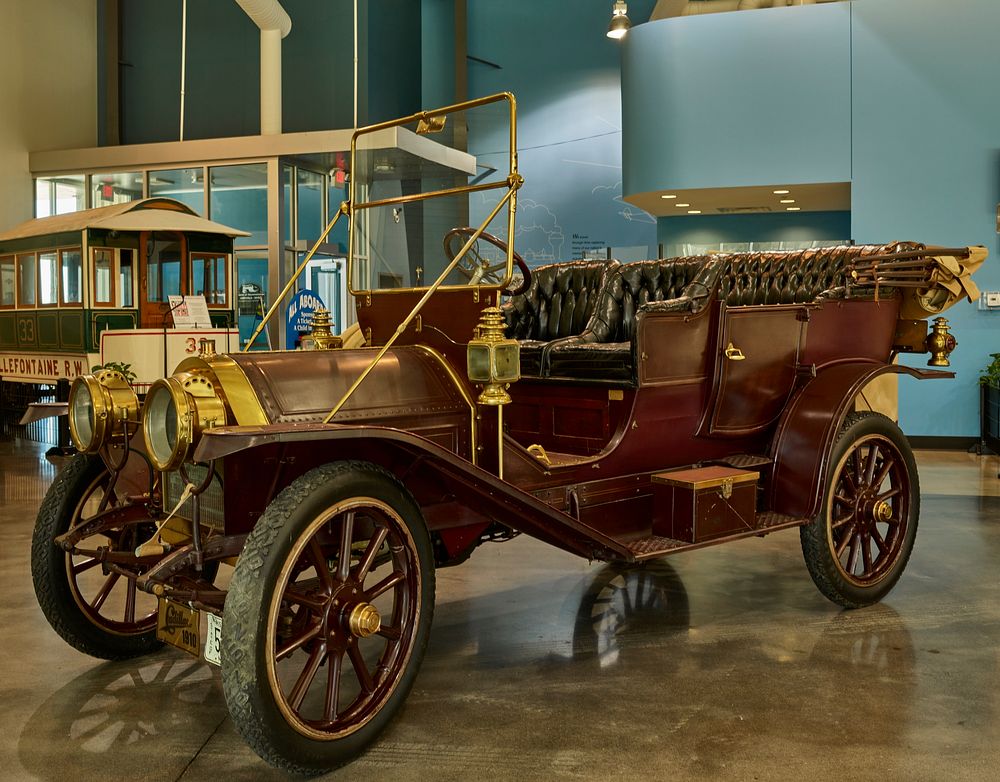                         An early Cadillac automobile at the National Museum of Transportation Museum in Kirkwood, a…