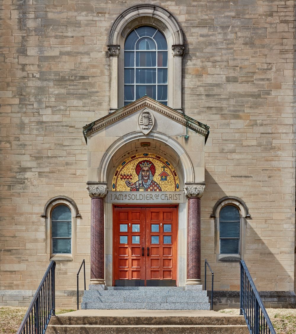                        Entrance to the first convent and academy of the Catholic Sacred Heart order in the Frenchtown…