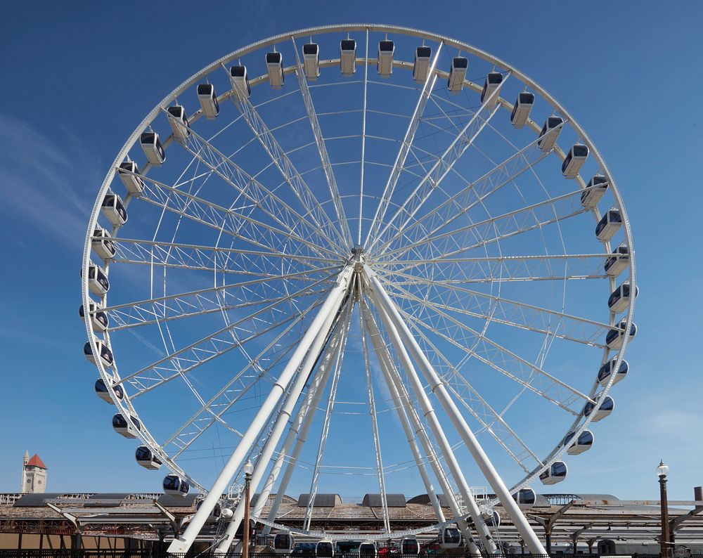                         A Ferris wheel called, simply, "The Wheel," is part of the complex at the repurposed 1894 St. Louis…