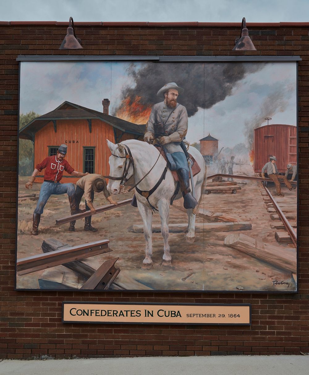                         The "Confederates in Cuba" mural is one of several murals along the historic, mostly two-lane, U.S.…