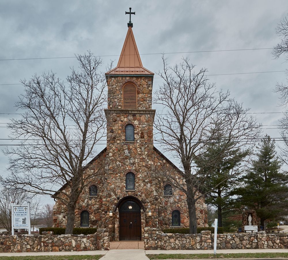                        The Holy Cross Catholic Church in Cuba, Missouri, named after the island of Cuba in 1857 for reasons…