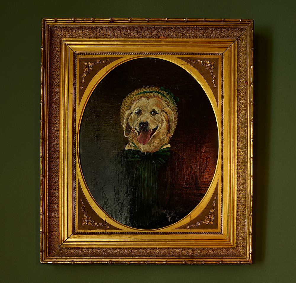                         Portrait of Princess Grace, the dog, a deceased pet of estate owner Kevin Kelly, assuredly not the…