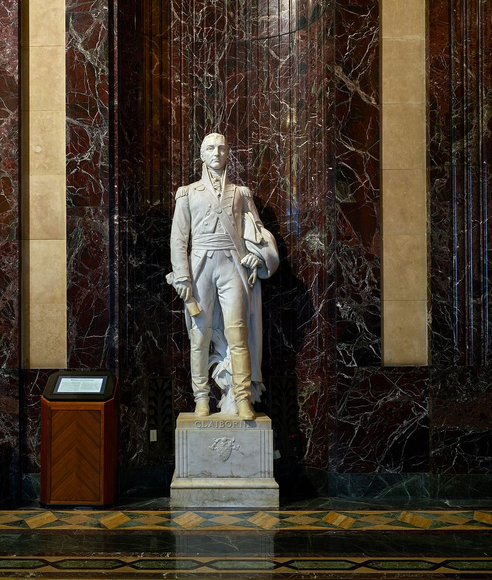                         Statue of William C. C. Claiborne by Adolph A. Weinman in the Louisiana State Capitol's Memorial…