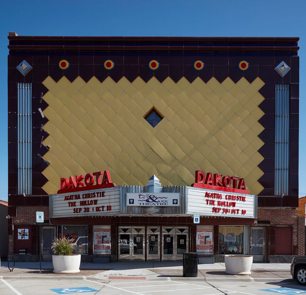                         The historic Dakota Theatre in Yankton, a small city on the Missouri River and the Nebraska border…