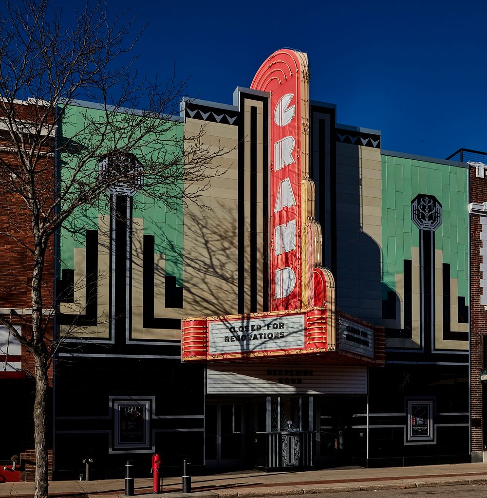                         The Grand Theatre in downtown Grand Island, Nebraska, opened in 1937 as an opulent movie theater on…