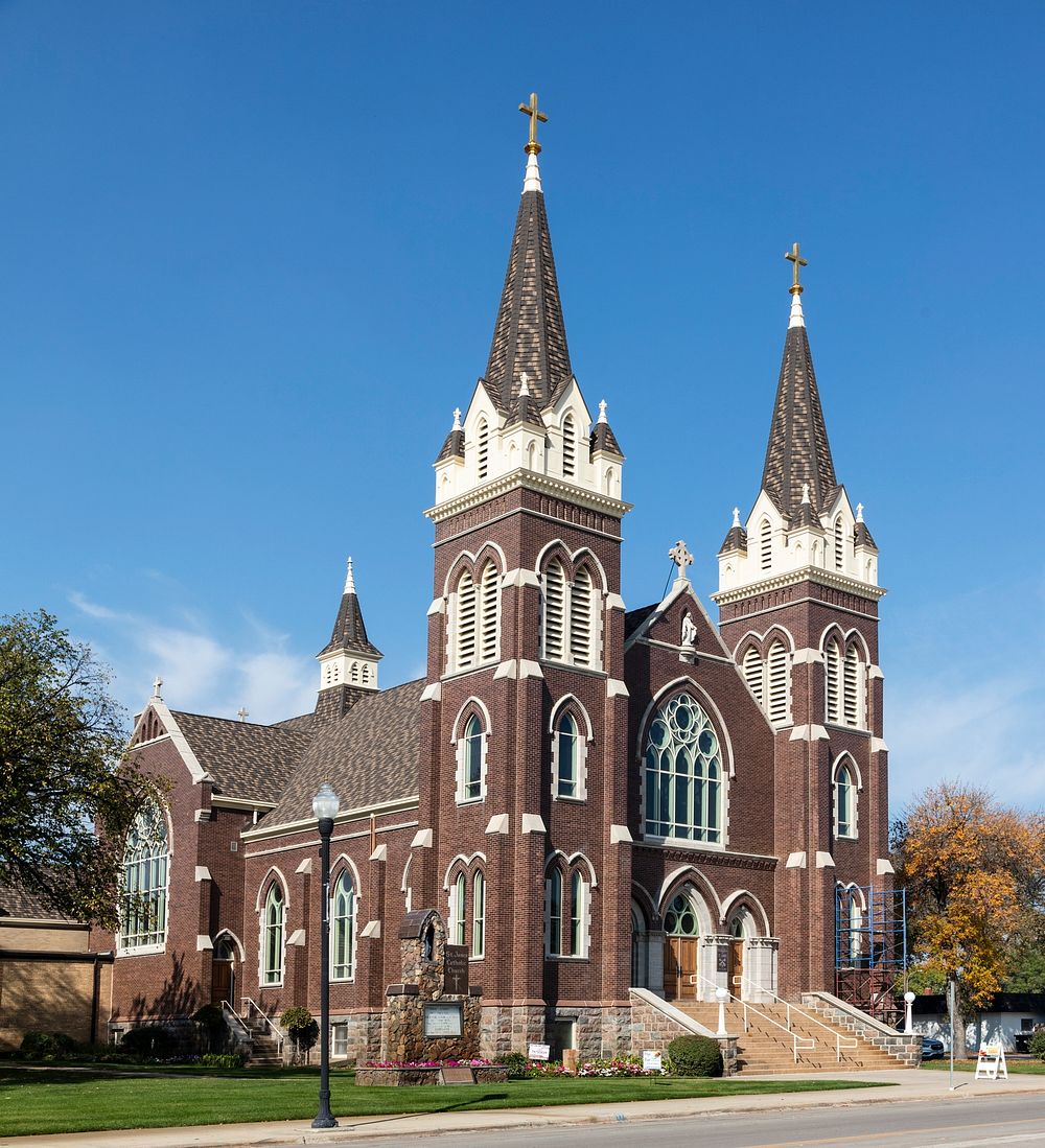                         The Catholic Basilica of St. James in Jamestown, North Dakota                        