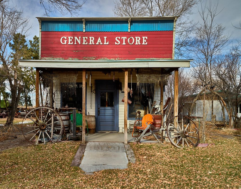                         A vintage general store at Dobby's Frontier Town outside Alliance in northwest Nebraska             …