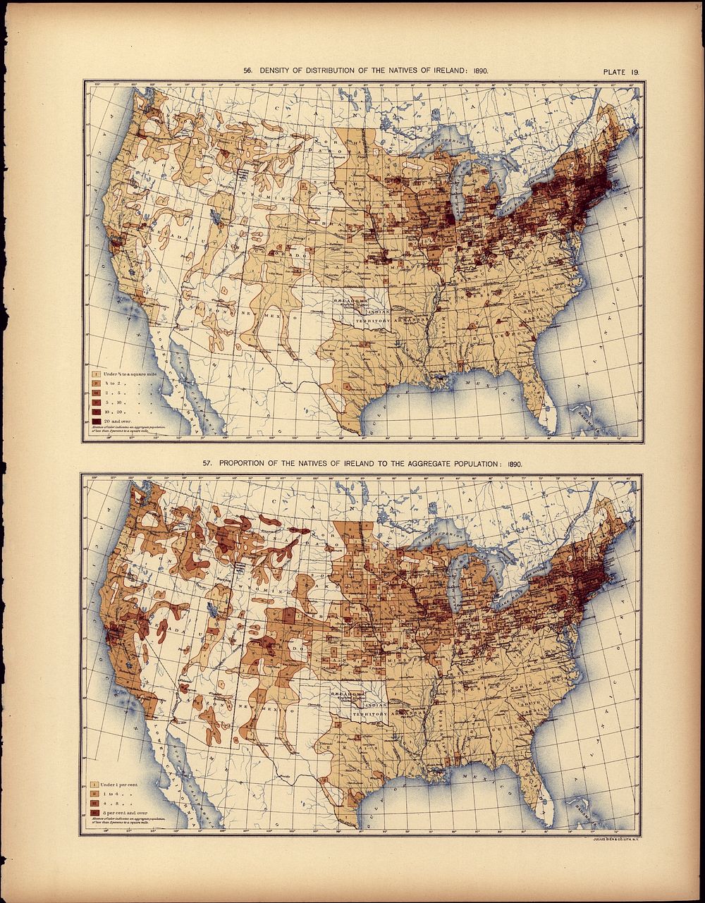 Statistical atlas of the United States, based upon the results of the eleventh census, Washington, Govt. print. off., 1898.