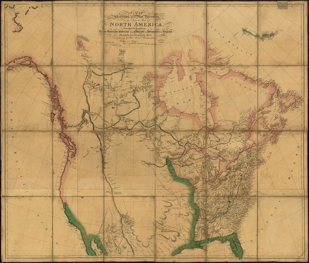 A map exhibiting all the new discoveries in the interior parts of North America, London : A. Arrowsmith, [1802]