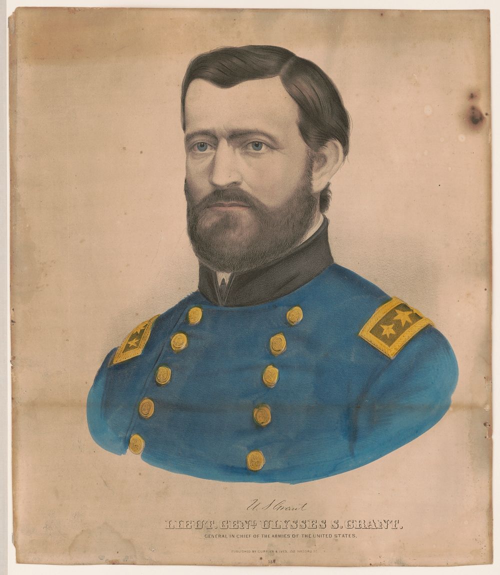 Lieut. Genl. Ulysses S. Grant: General in Chief of the armies of the United States, Currier & Ives.