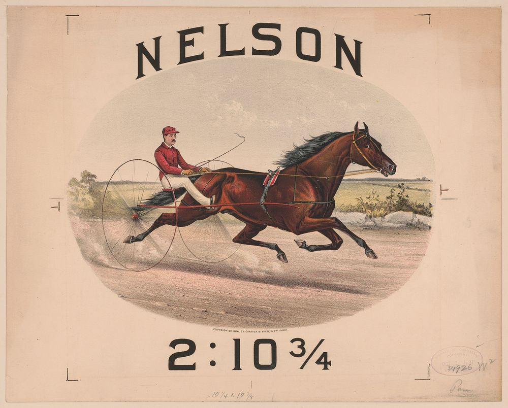 Nelson: 2:10 3/4, Currier & Ives.