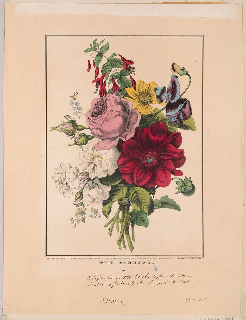 The nosegay, N. Currier (Firm)