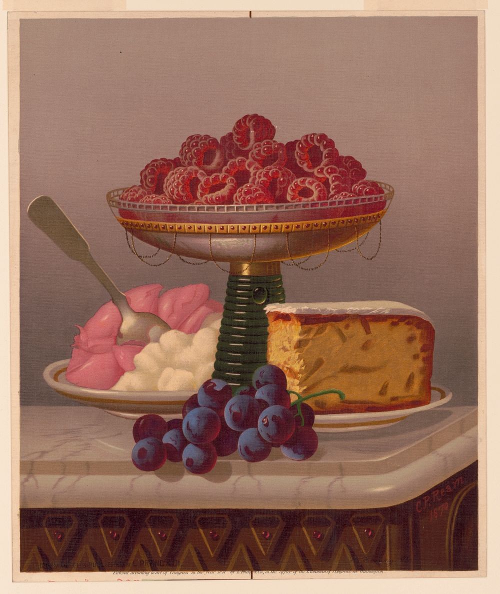 Dessert no. 4 / C.P. Ream, 1870., L. Prang & Co., publisher