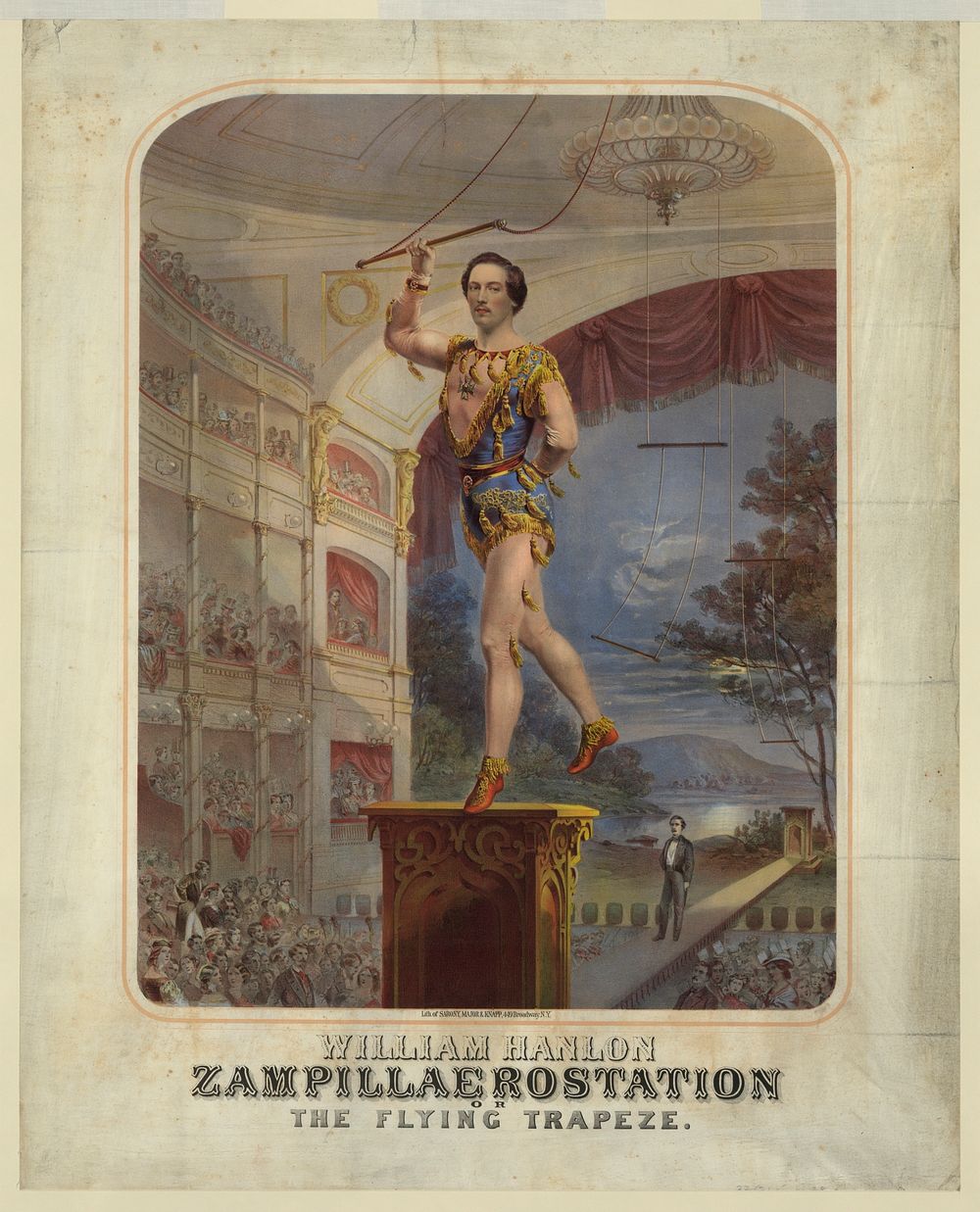 William Hanlon. Zampillaerostation or the flying trapeze