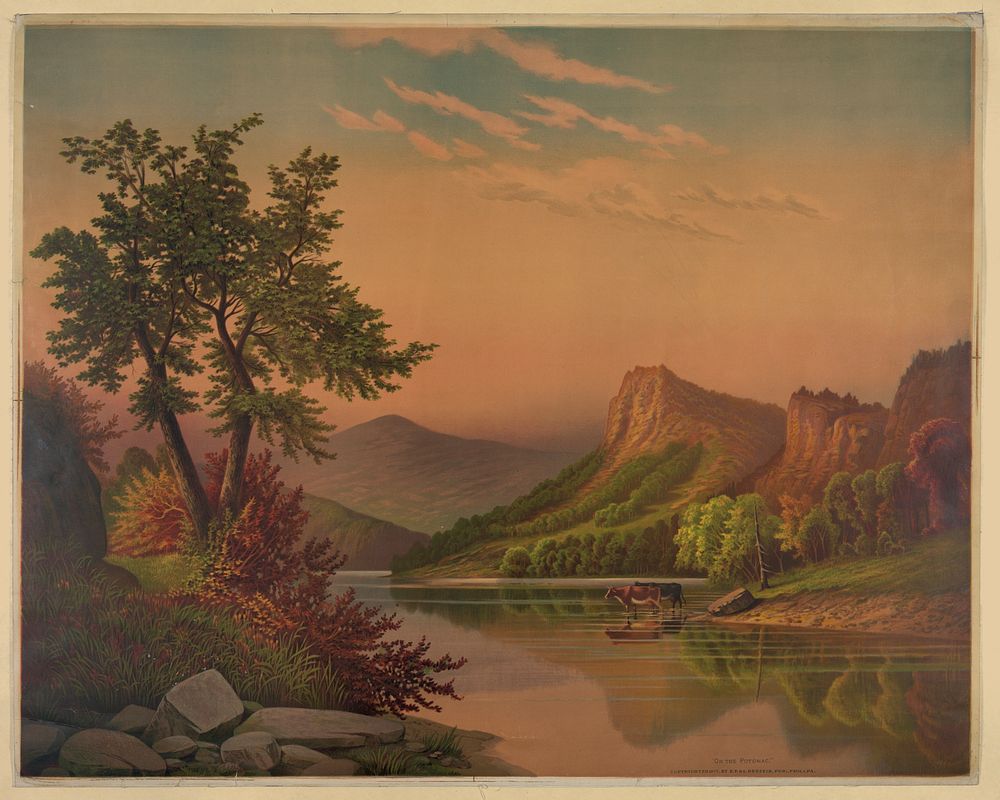 On the Potomac, c1878.