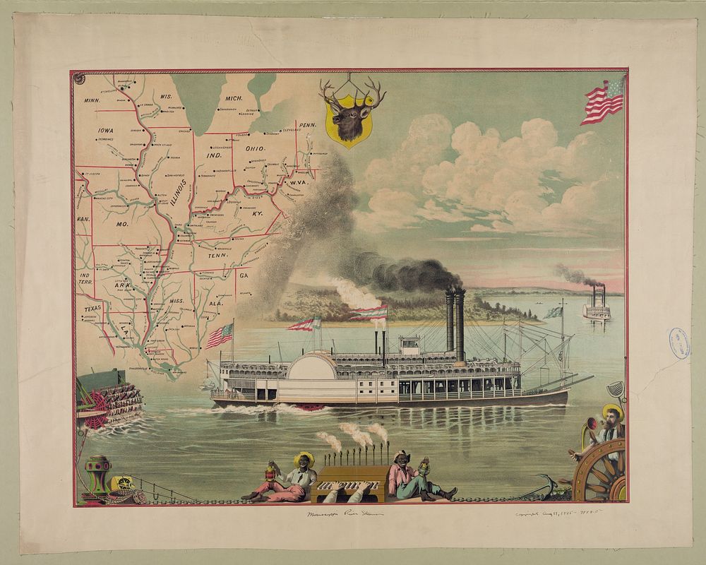 Mississippi River steamer