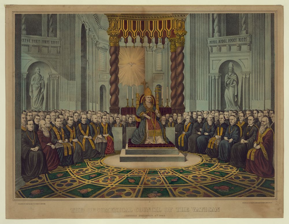 The oecumenical council of the Vatican, convened December 8th 1869
