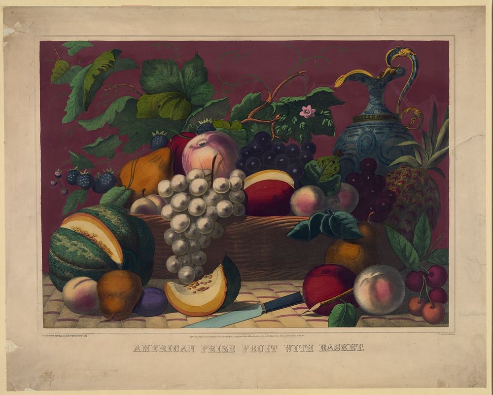 American prize fruit with basket / G. Spohni lith, Phila.