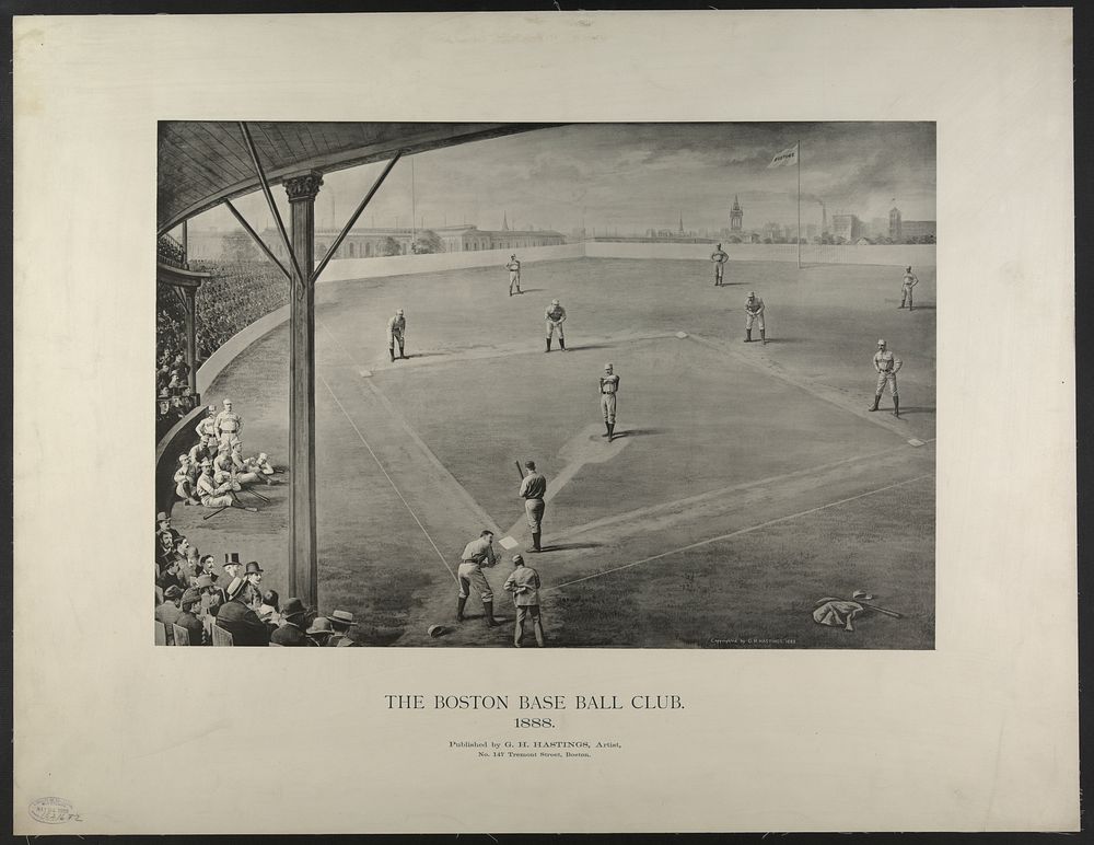 The Boston base ball club / G. H. Hastings, 1888.