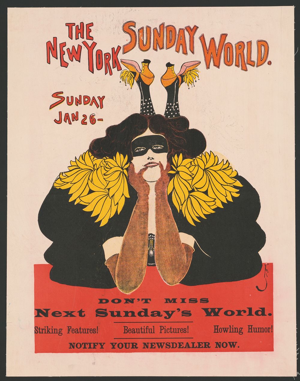 The New York Sunday World. Sunday Jan. 26.
