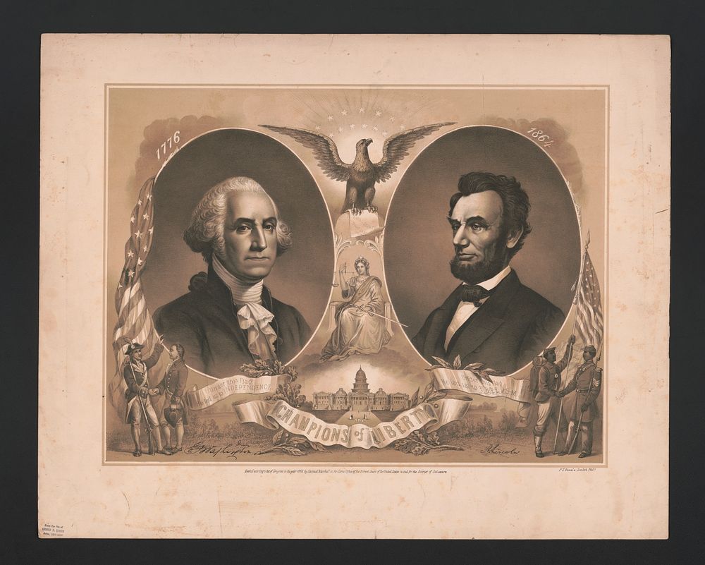 The champions of liberty, P.S. Duval & Son (printer)