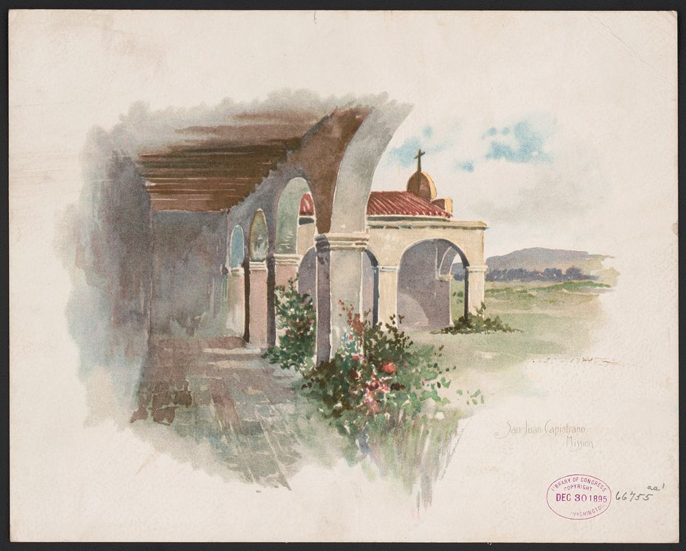 San Juan Capistrano Mission, No. 2, L. Prang & Co., publisher