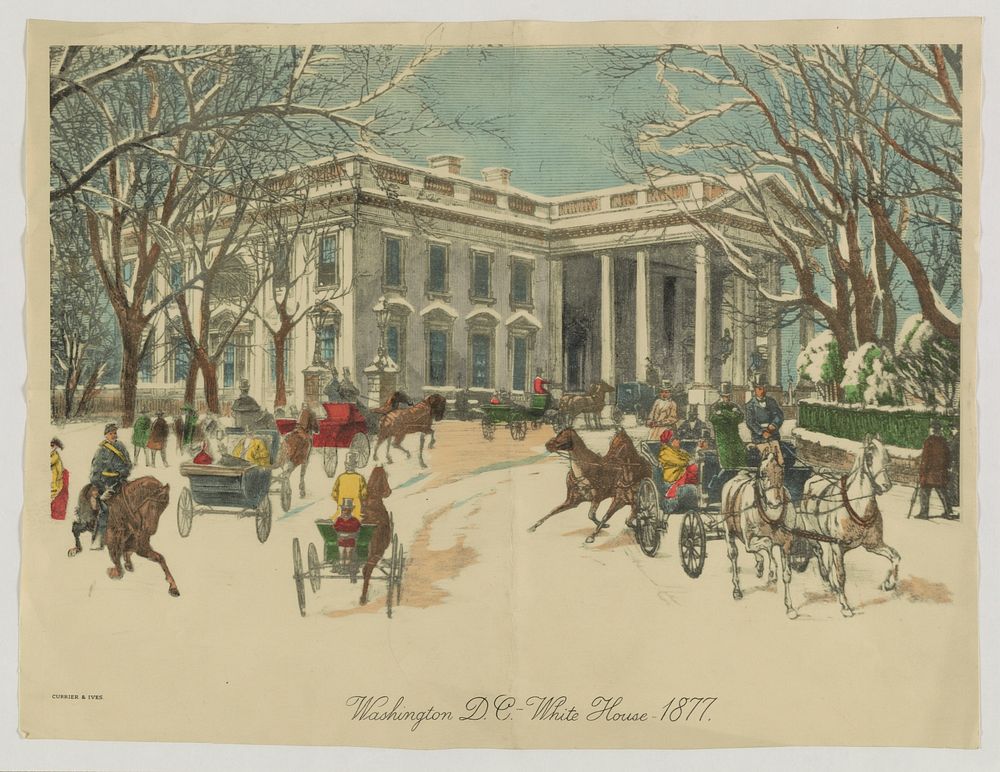 Washington D.C. - White House - 1877