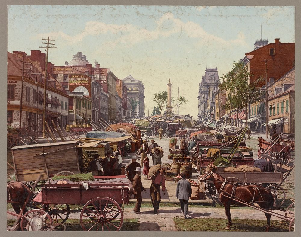 Jacques Cartier Square. Montreal, Detroit Photographic Co., publisher