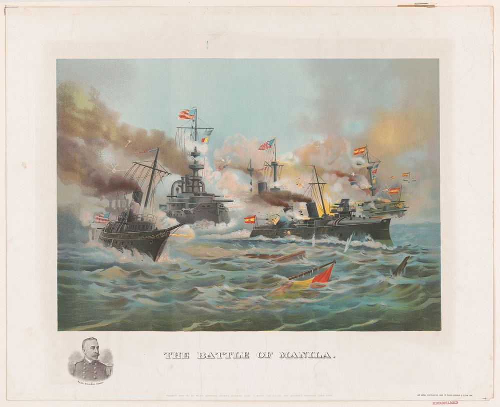 The Battle of Manila, Muller, Luchsinger & Co., copyright claimant