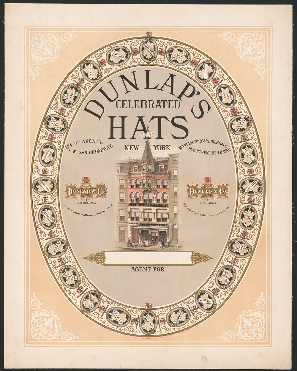 Dunlap's celebrated hats