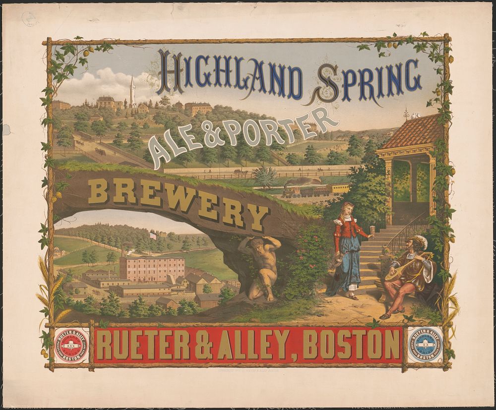 Highland Spring, ale & porter brewery