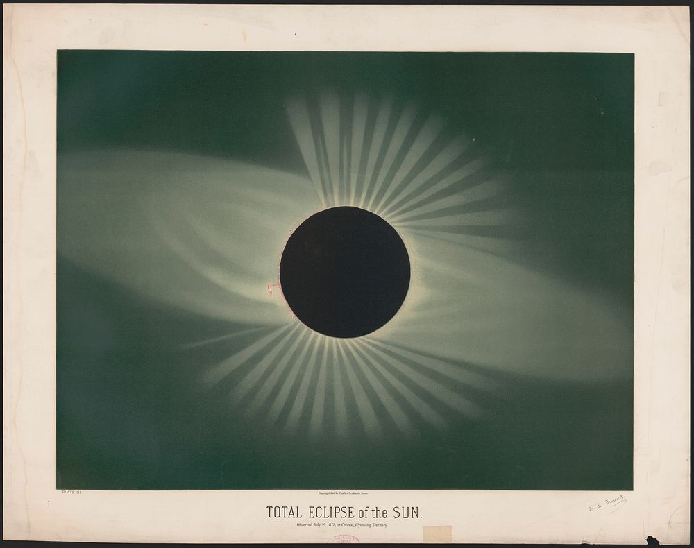 Total eclipse of the sun