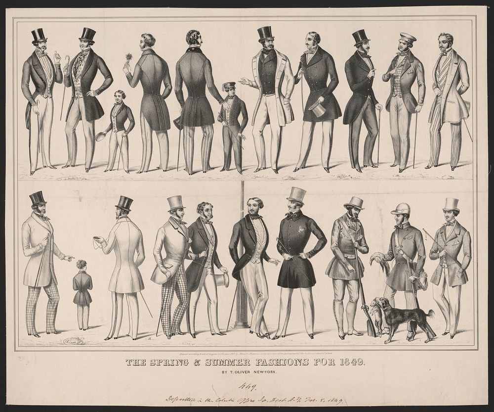 The spring & summer fashions for 1849