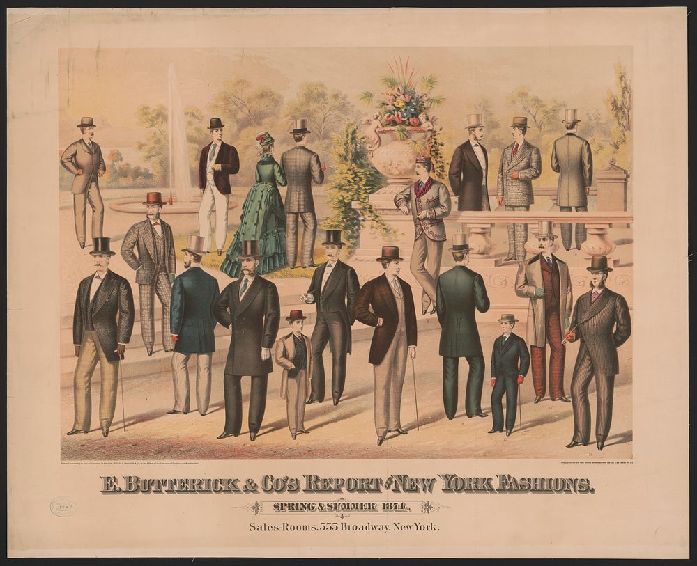 E. Butterick & Co.'s report of New York fashions. Spring & summer 1874