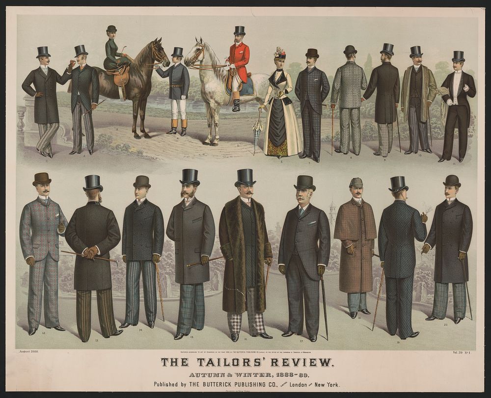 The tailors' review. Autumn & winter, 1888-89