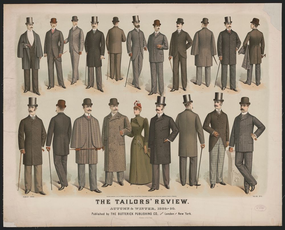 The tailors' review. Autumn & winter, 1889-90