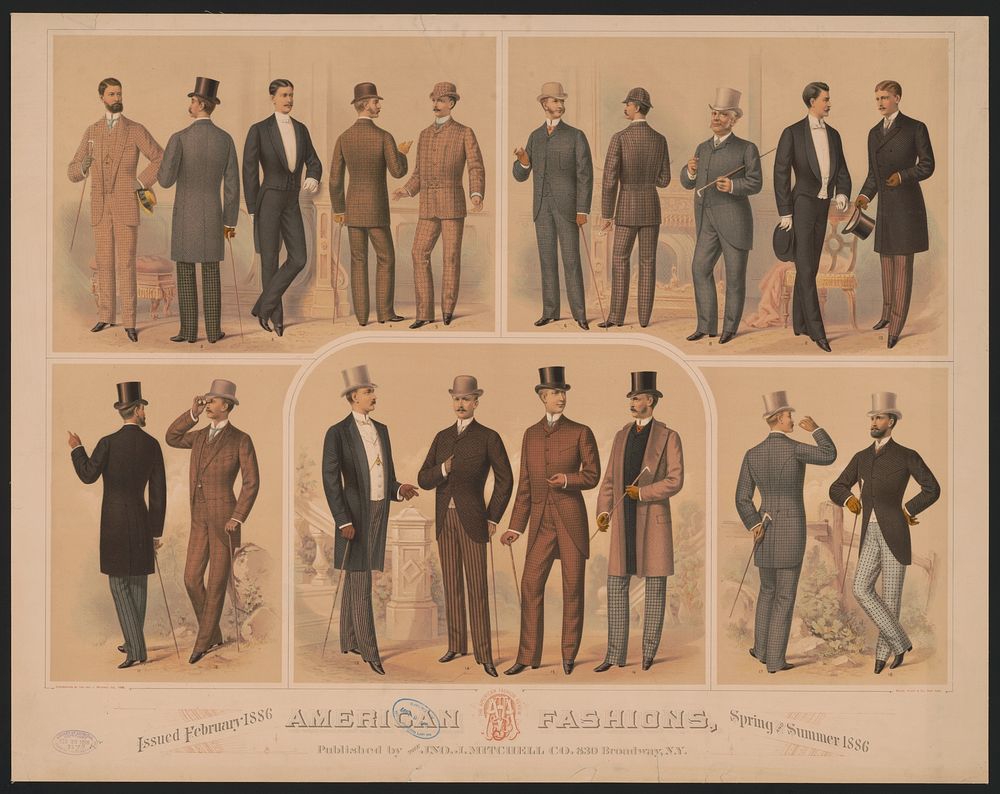 American fashions, spring and summer 1886