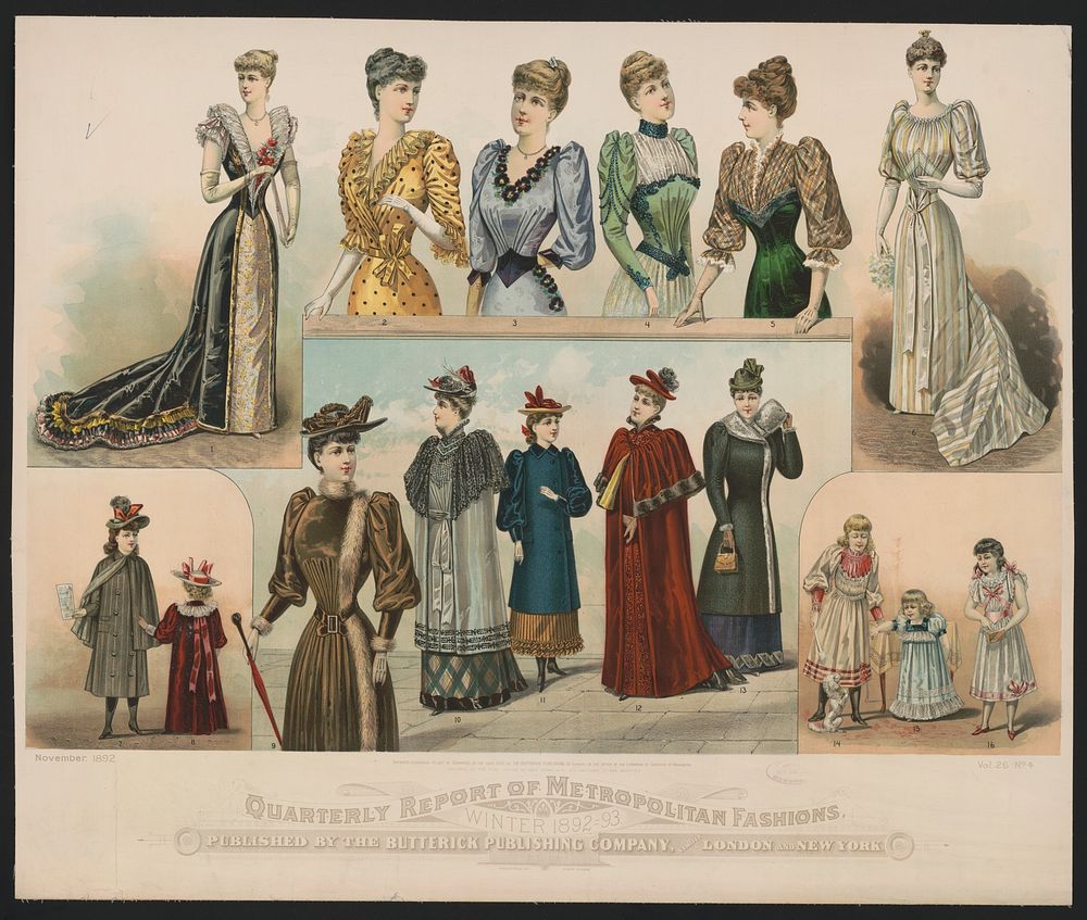 Quarterlt report of metropolitan fashions, winter 1892-93