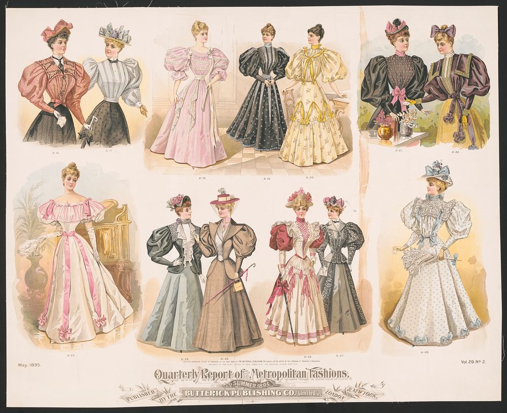 Quarterly report of metropolitan fashions.  Summer, 1895