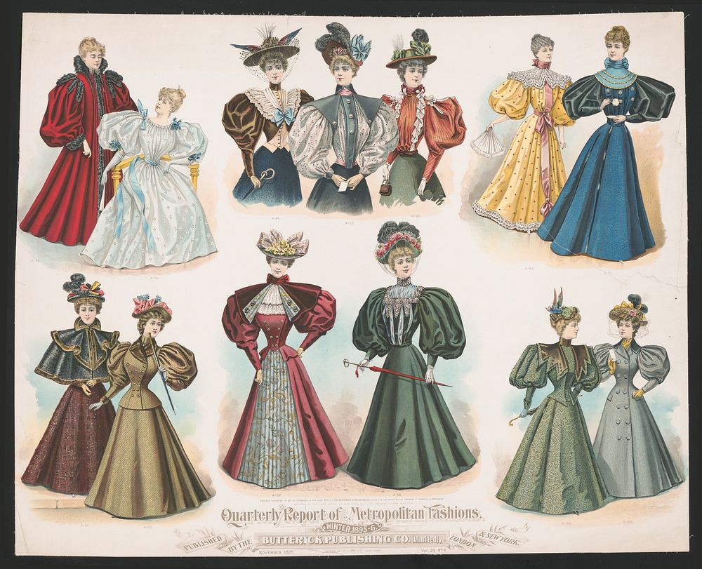 Quarterly report of metropolitan fashions. Winter, 1895-6