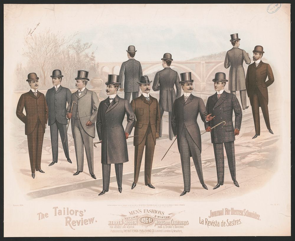 Men's fashions autumn & winter 1896-97