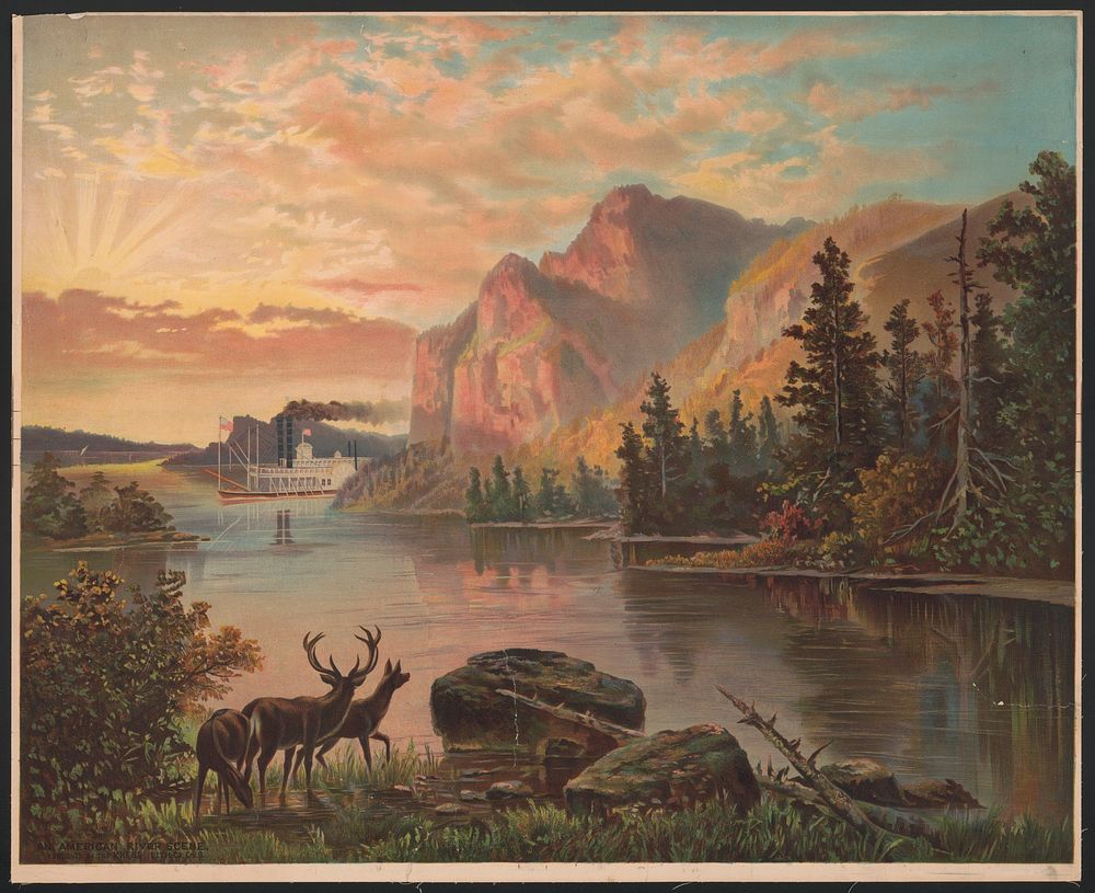 An American river scene