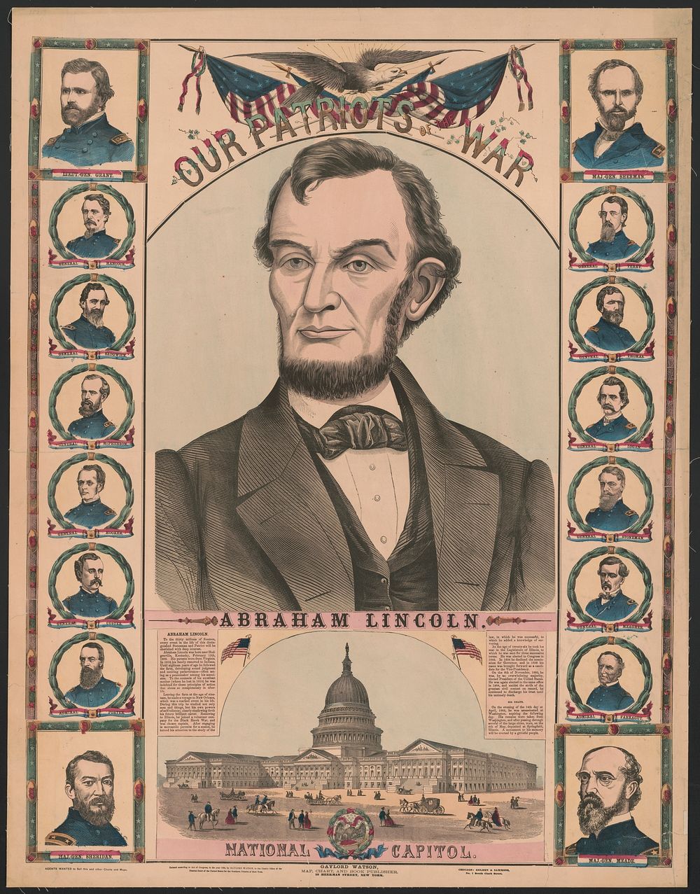 Our patriots of the war, Abraham Lincoln