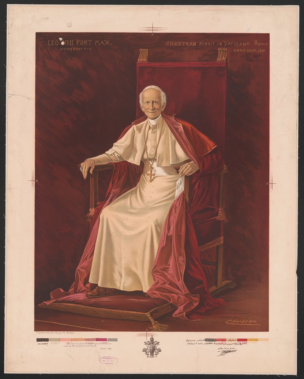 Leo XIII Pont Max. anno pont XIV