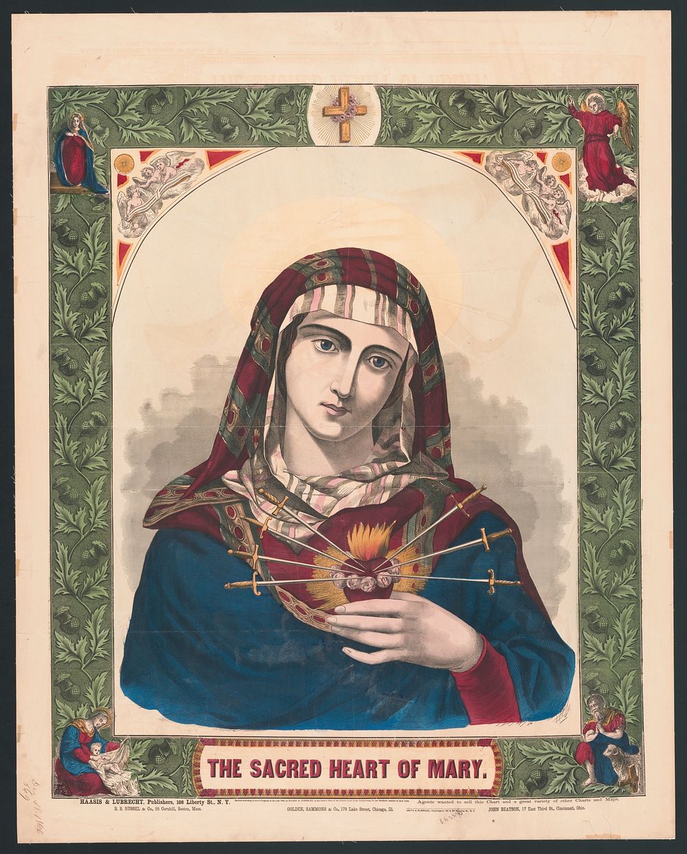 The sacred heart of Mary