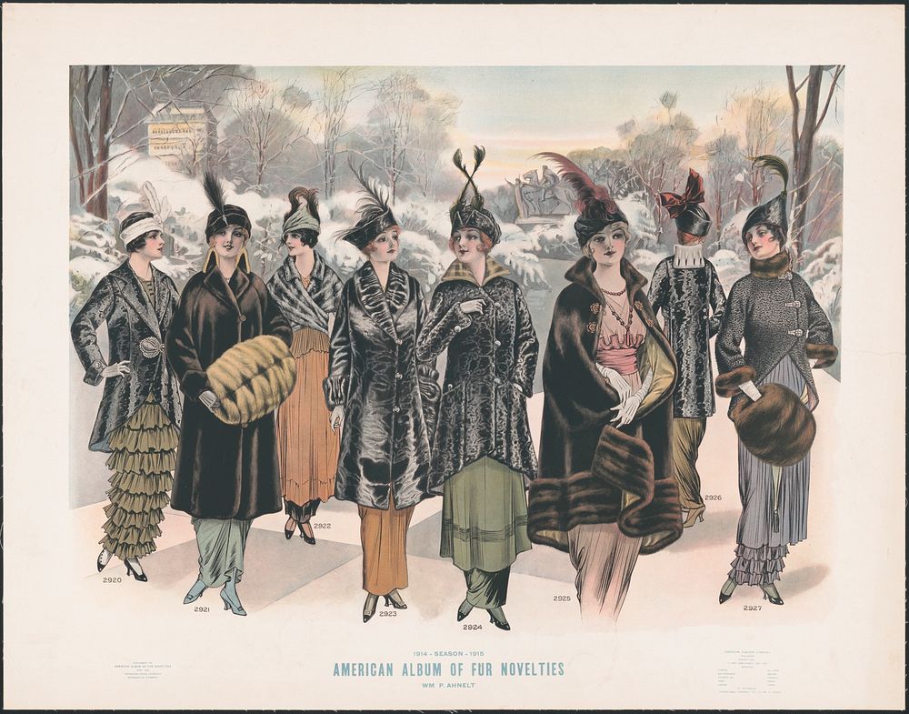 American album of fur novelties, 1914-Season-1915